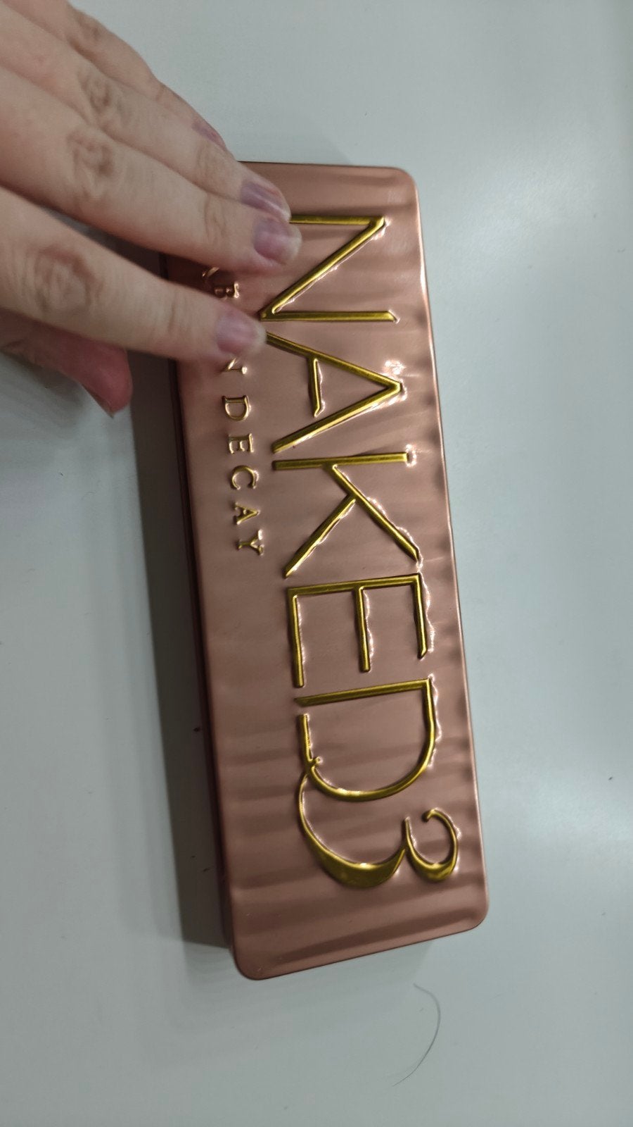 Urban Decay Naked 3 Oogschaduw Palette - Amper gebruikt, Ogen, Ophalen of Verzenden, Zo goed als nieuw, Make-up