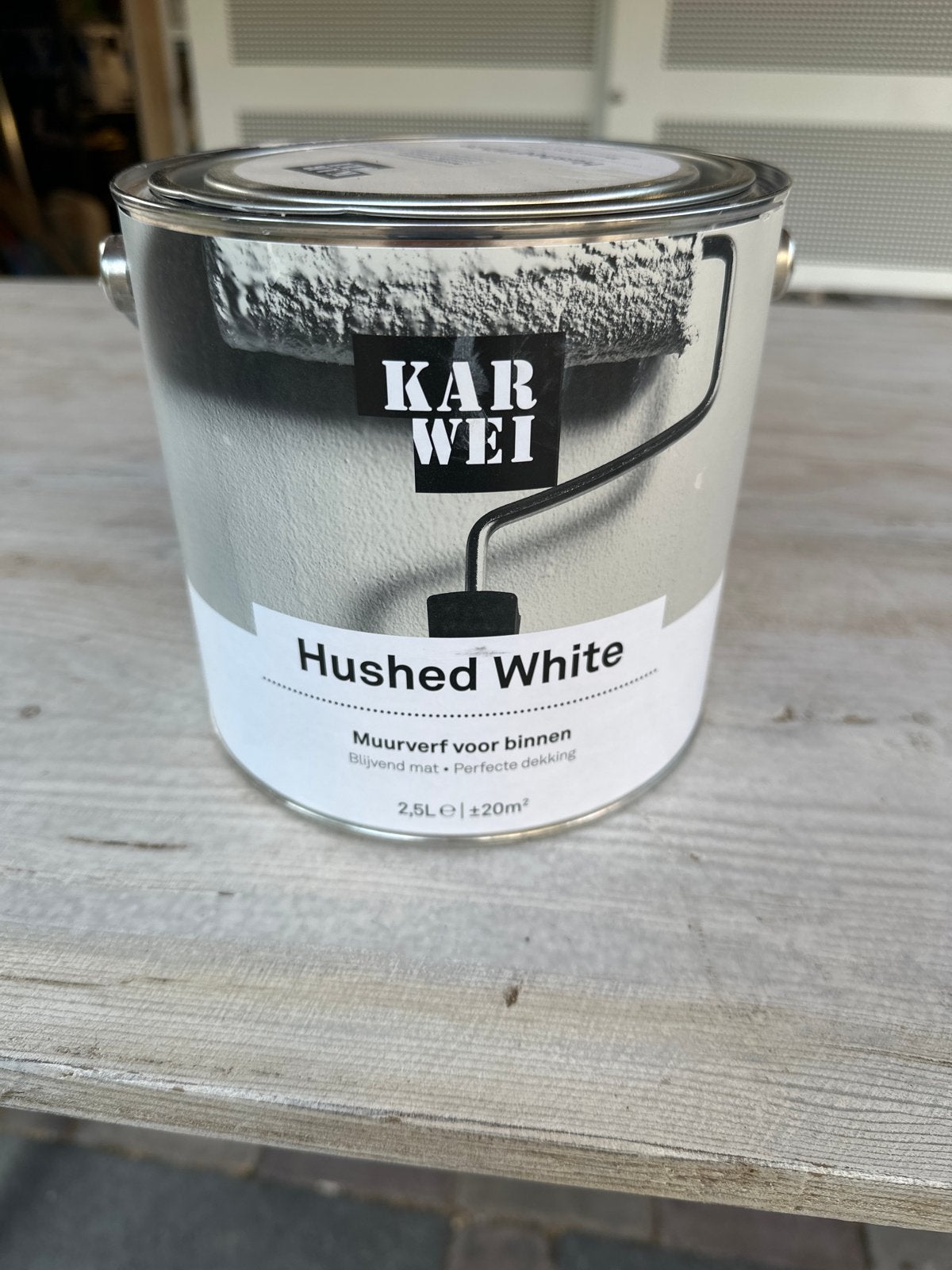 Karwei Hushed White Muurverf - 2,5L, Ophalen of Verzenden, Nieuw, Overige typen