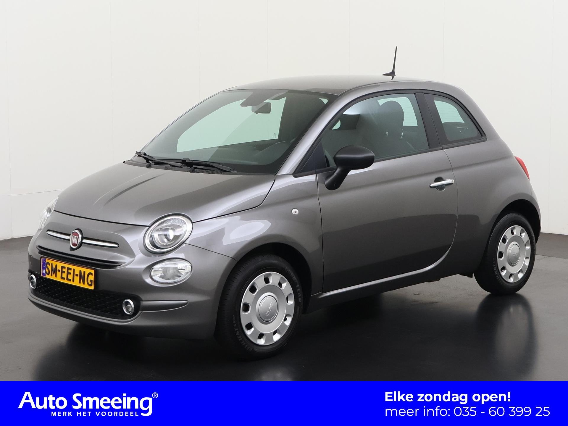 Fiat 500 1.0 Hybrid | Apple CarPlay | Parkeersensoren | Airc, Auto's, Voorwielaandrijving, Stof, Gebruikt, Euro 6