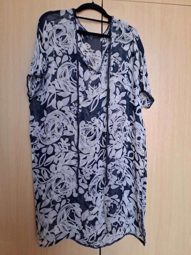 Didi tuniek blauw wit, Ophalen of Verzenden, Zo goed als nieuw, Maat 42/44 (L), Blauw