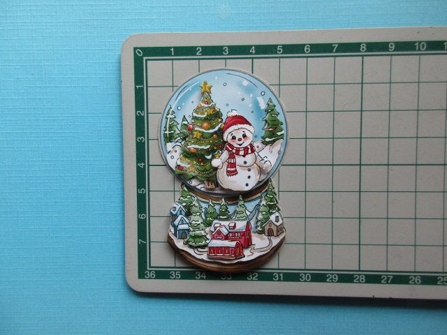 ky386 KERST / sneeuwpop / dorpje, Verzenden, Nieuw, Kerst, Overige typen