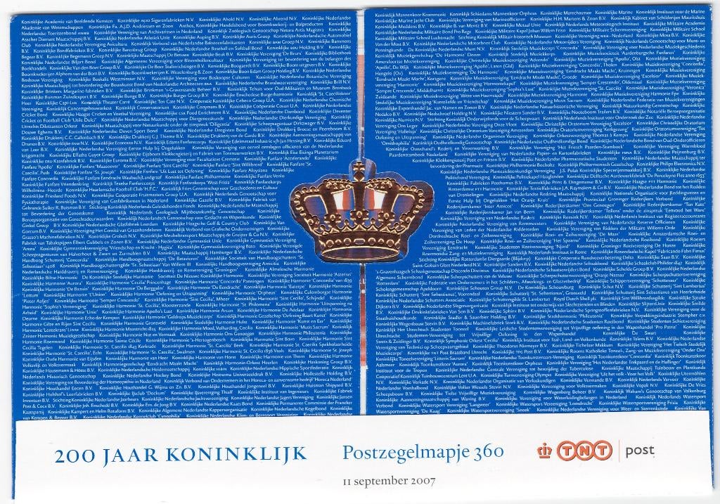 B24099 Postzegelboekje 360, 200 jaar Koninkrijk, Ophalen of Verzenden, Na 1940, Postfris