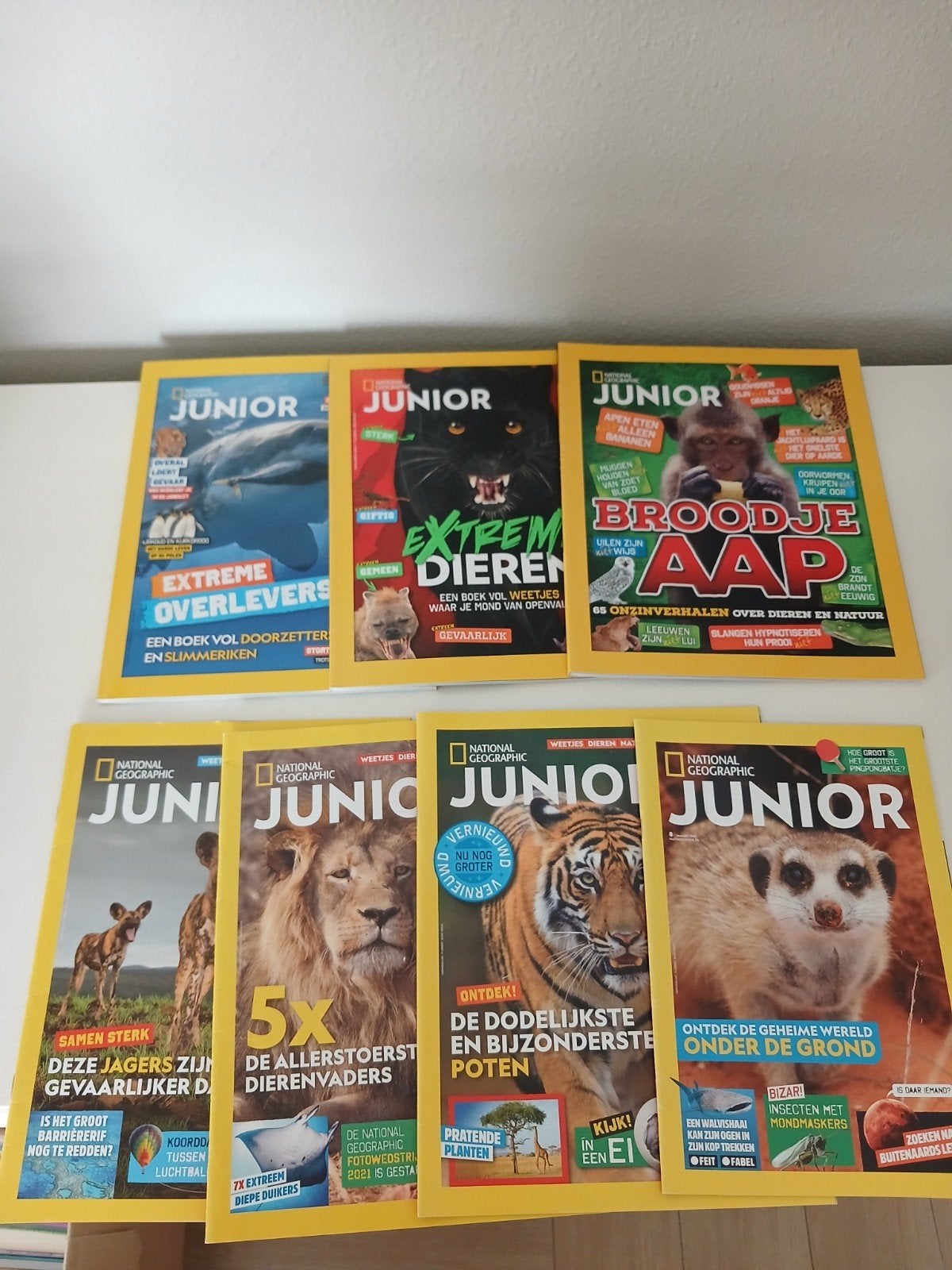 National geographic junior tijdschriften, Boeken, Ophalen of Verzenden, Zo goed als nieuw, Wetenschap en Natuur