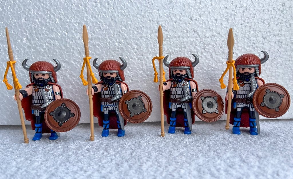 Playmobil 4 Stoere Barbaren 4677, Kinderen en Baby's, Speelgoed | Playmobil, Ophalen of Verzenden, Zo goed als nieuw, Los playmobil