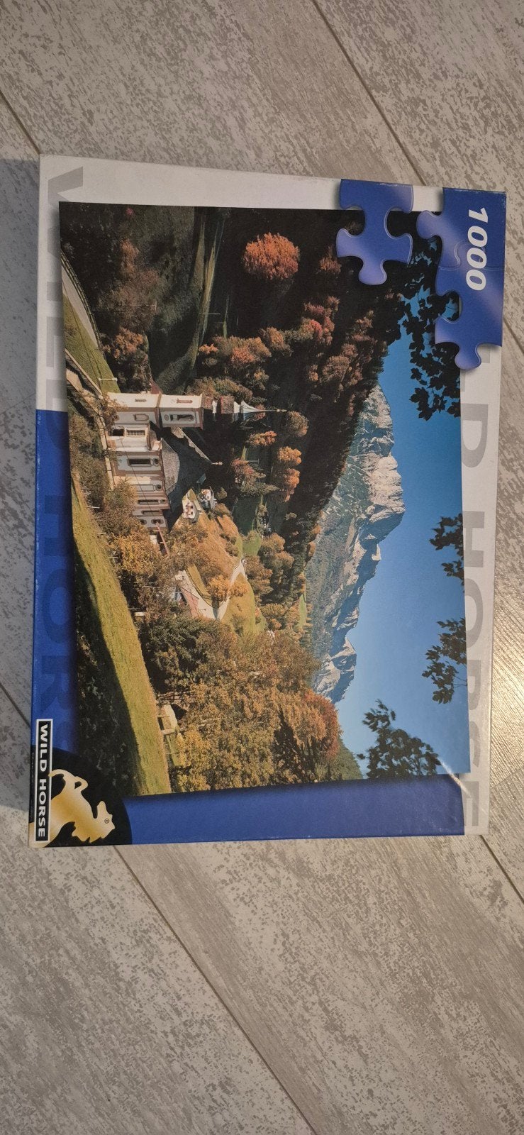 Wild Horse Legpuzzel 1000 stukjes - Berglandschap, Ophalen of Verzenden, 500 t/m 1500 stukjes, Zo goed als nieuw, Legpuzzel
