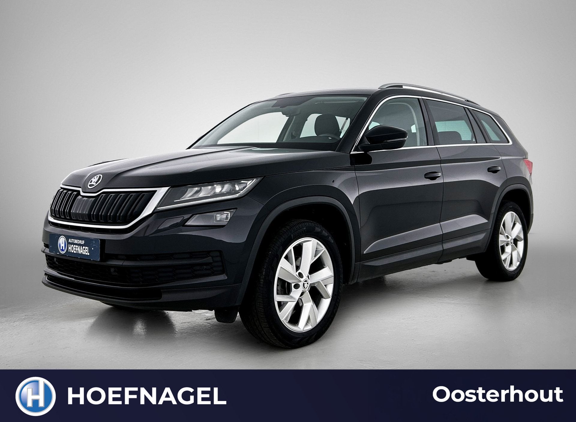 Skoda Kodiaq 1.5 TSI Style Automaat | Adaptive Cruise | Stoe, Auto's, Stof, Zwart, 4 cilinders, 150 pk