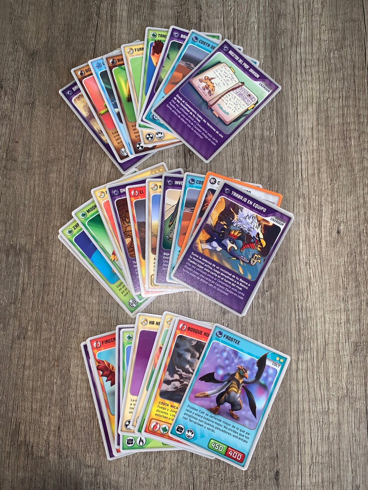 Vintage InviZimals Kaarten Collectie - Diverse Kaarten, Ophalen of Verzenden, Gebruikt, Meerdere kaarten