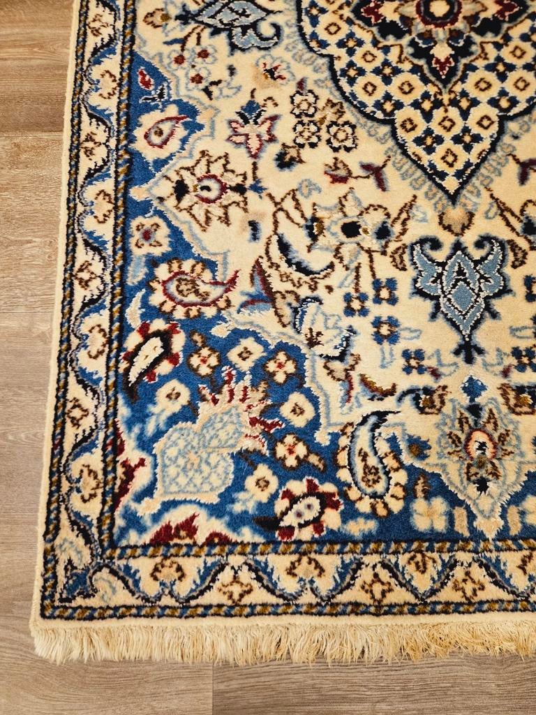 Perzisch Handgeknoopt Nain Tapijt. Prachtige kleuren!, Perzisch, Zo goed als nieuw, 150 tot 200 cm, Rechthoekig