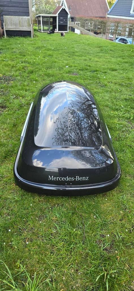 Dakkoffer origineel Mercedes met dakdragers, Ophalen