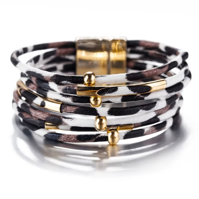 Leren Koeien Dames Armband, Verzenden, Nieuw, Overige kleuren, Leer