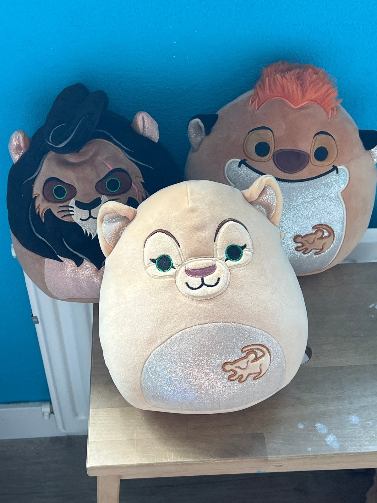 Lion King Knuffels: Scar, Nala en Timon (15 cm), Ophalen, Disney, Zo goed als nieuw, Meerkleurig