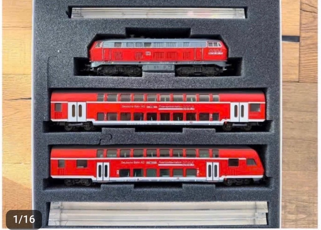 Marklin Finanzpäsentation 2004 DB die Bahn 051/555 ZELDZAAM, Ophalen, Wisselstroom, Treinset, Nieuw