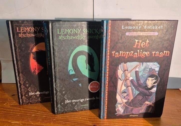 Lemony Snicket dl 1 tm 3 HC zgan, Ophalen of Verzenden, Zo goed als nieuw