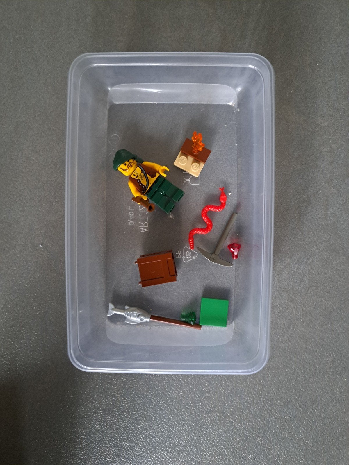Lego set 8397: Piraten schatkist met minifiguur, Gebruikt, Lego, Complete set, Compleet
