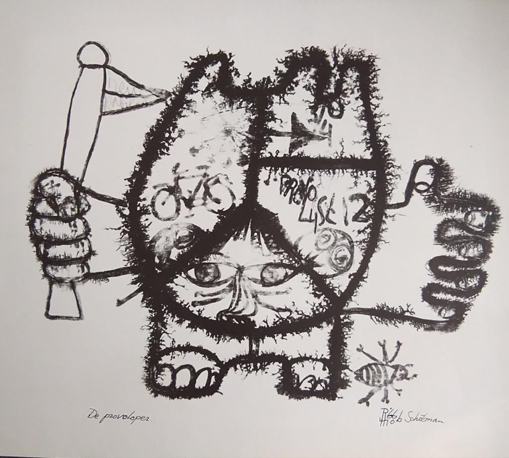 Rob Schotman 'De Provoloper' 1966, Ophalen of Verzenden