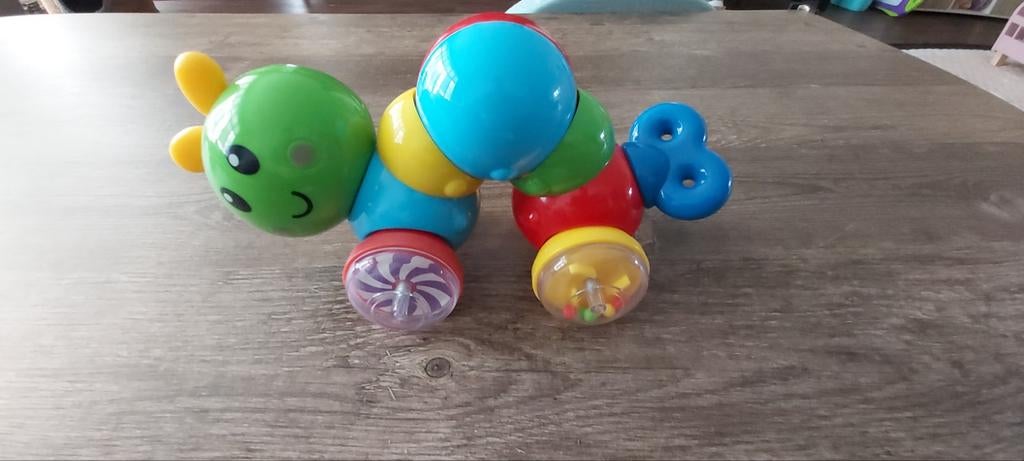 Kleurrijke rups met wieltjes, Ophalen, Gebruikt, Overige typen, Met wieltjes