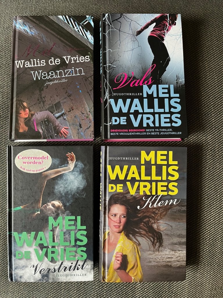 Mel Wallis de Vries - WAANZIN VALS VERSTRIKT & KLEM, Ophalen of Verzenden, Zo goed als nieuw, 4 x Mel Wallis de Vries