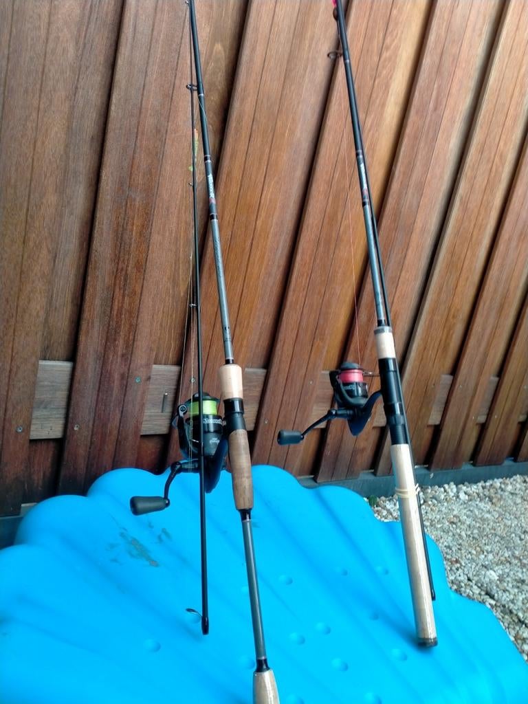 Fox rage warrior spin hengel plus dropshot hengel met molens, Ophalen of Verzenden, Werphengel