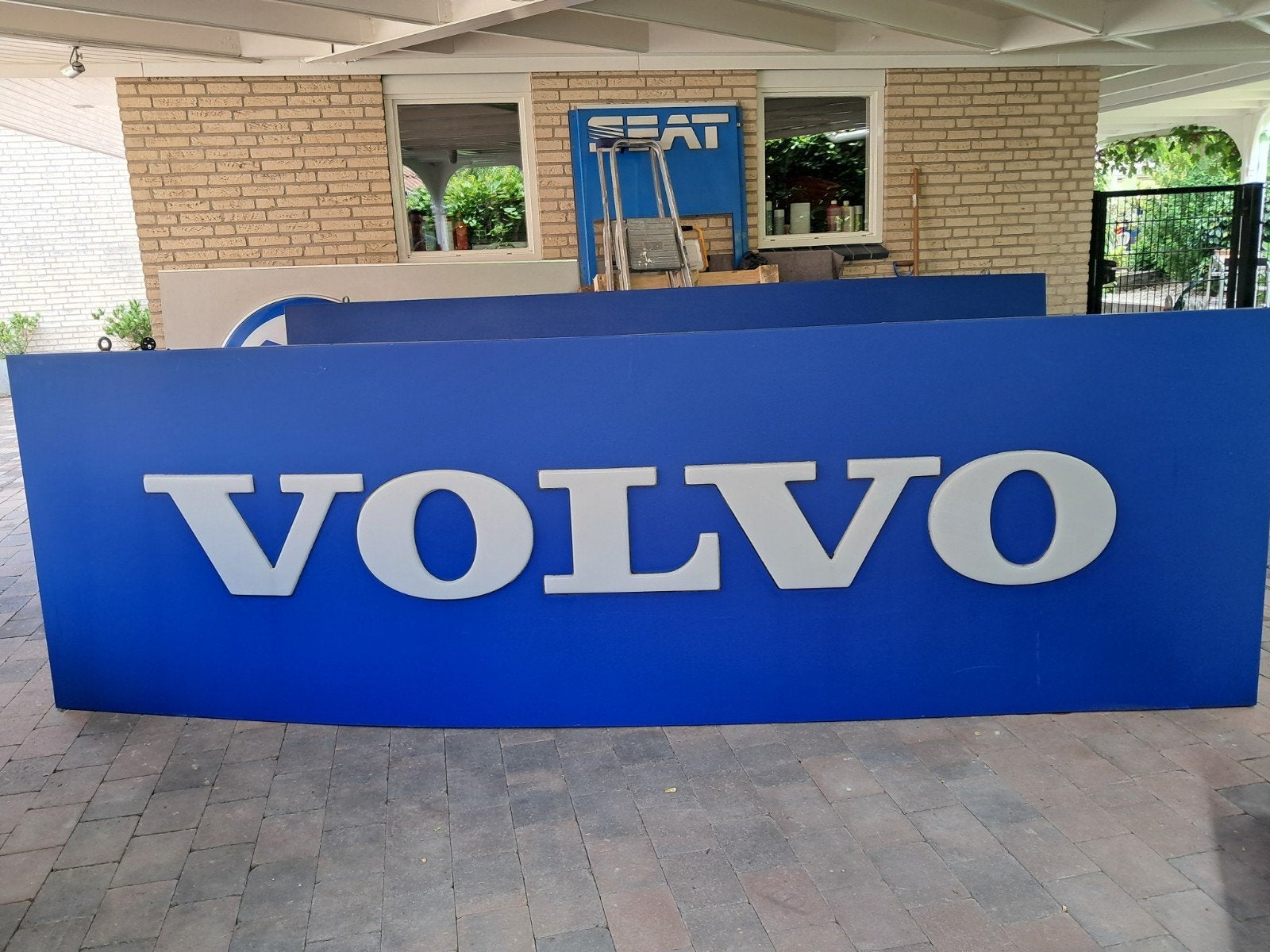 VOLVO lichtbak reclame groot van formaat 357cm bij 110cm., Ophalen, Eu, Gebruikt, Eu