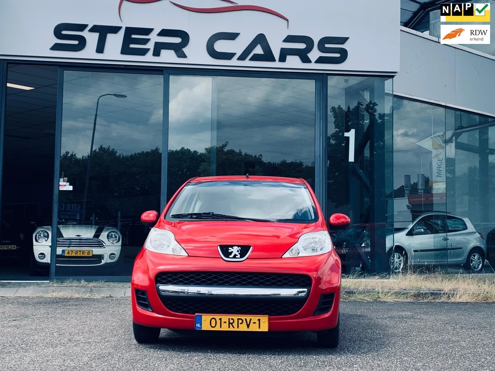 Peugeot 107 1.0-12V XS , Airco, Nieuw APK, NAP, Voorwielaandrijving, Euro 5, Gebruikt, 4 stoelen