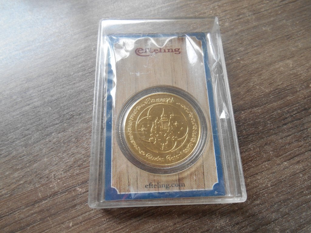 Efteling munt Gouden Garant Symbolica, Ophalen of Verzenden, Nieuw, Overige typen