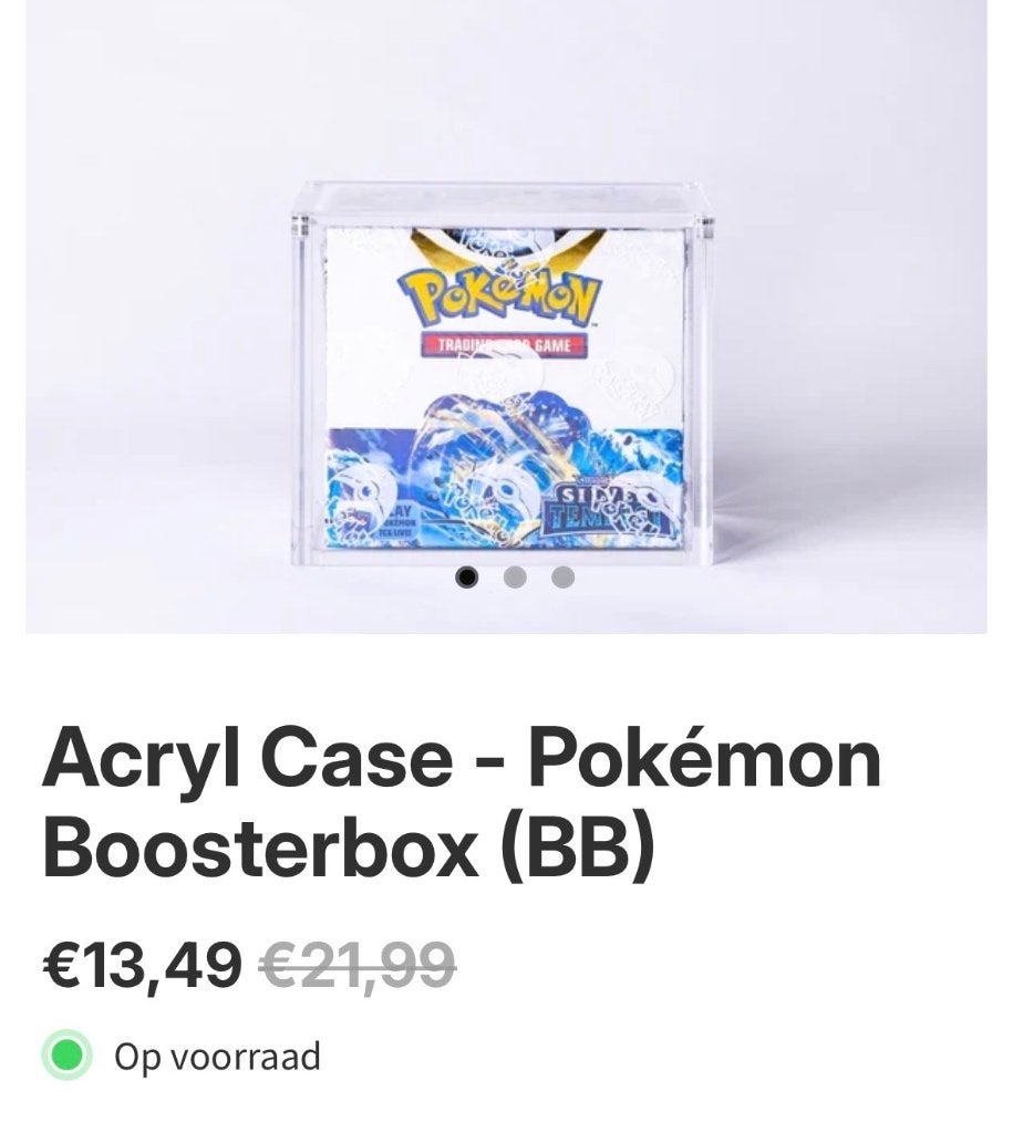 Adams acrylics acryl cases voor boosterboxen, Ophalen of Verzenden, Nieuw, Overige typen