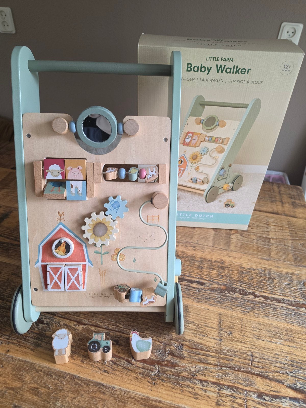 Little Dutch Babywalker Little Farm met doos, Ophalen of Verzenden, Gebruikt, Overige typen, Met wieltjes