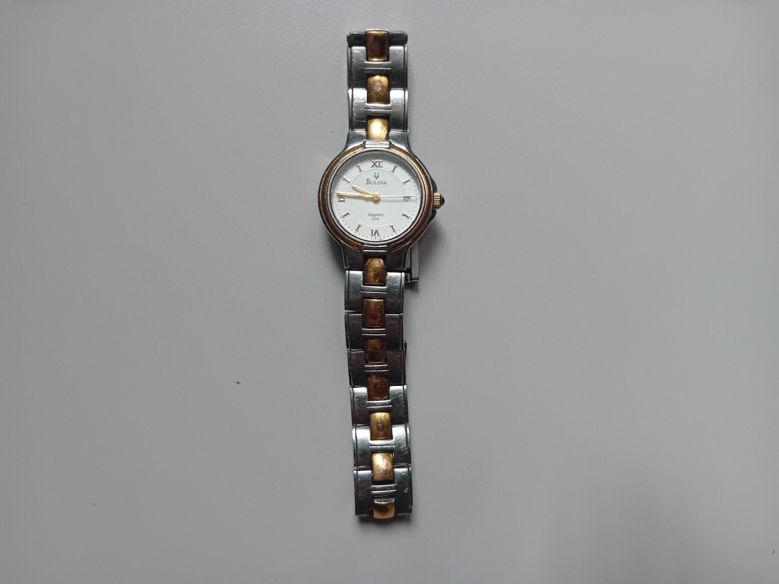Bulova Sapphire 50, Ophalen of Verzenden, Staal, Overige merken