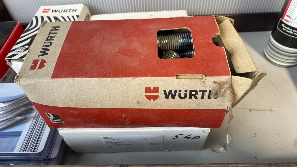 Wurth zeskantbouten, Doe-het-zelf en Verbouw, IJzerwaren en Bevestigingsmiddelen, Ophalen, Nieuw