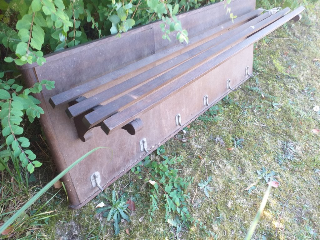 Wandkapstok eikenhout, Zo goed als nieuw, Minder dan 100 cm, Hout, Ophalen
