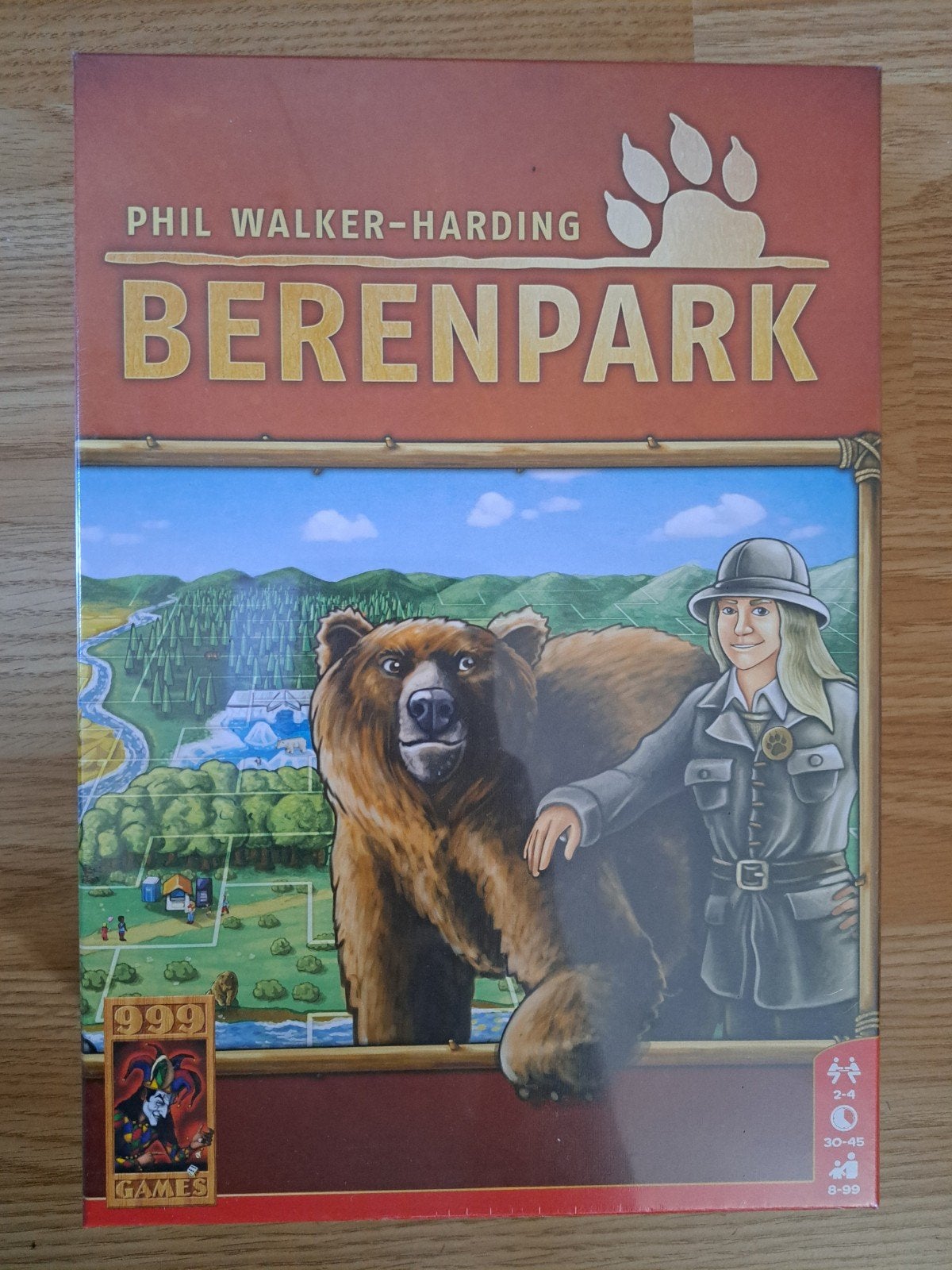 Berenpark - Strategisch bordspel van 999 Games, Drie of vier spelers, Ophalen of Verzenden, Nieuw, 999 Games