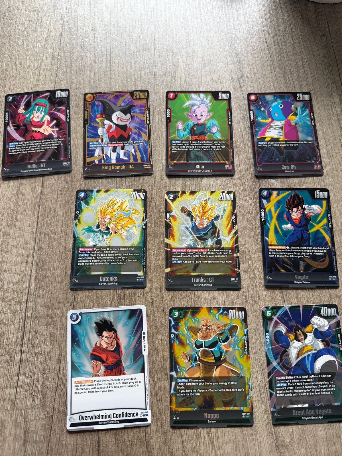 Dragon Ball Super Fusion World Card Lot, Ophalen, Zo goed als nieuw, Foil