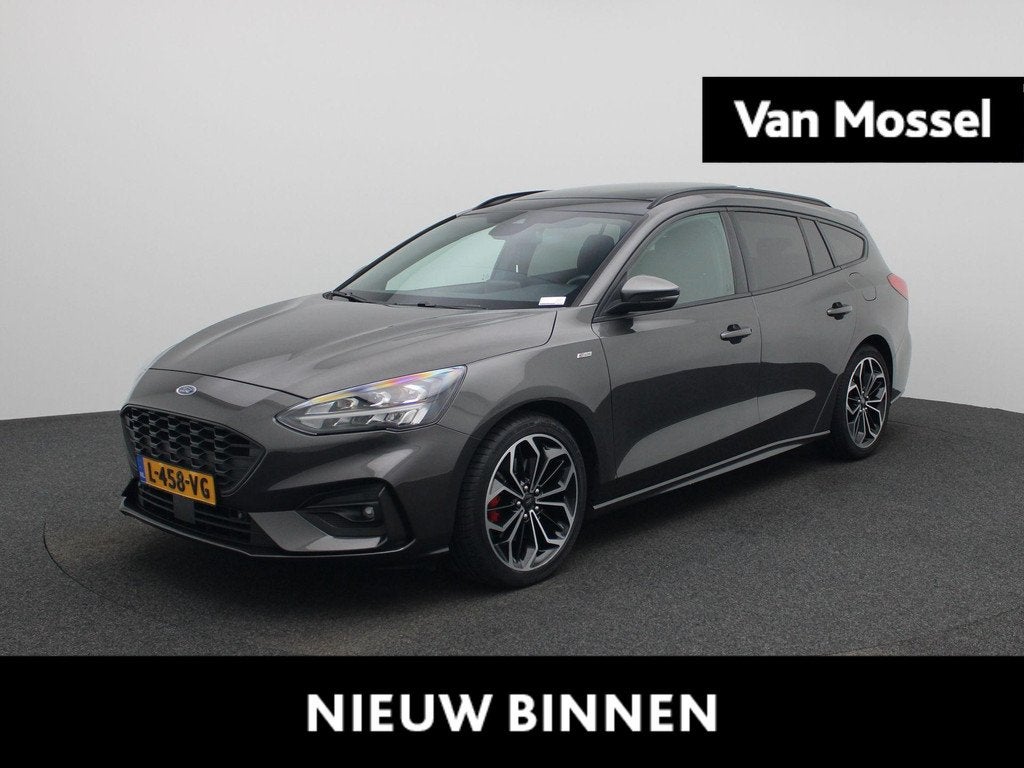 Ford Focus Wagon 1.5 EcoBoost ST Line X Business | AIRCO | A, Auto's, 1498 cc, Euro 6, Origineel Nederlands, Zilver of Grijs