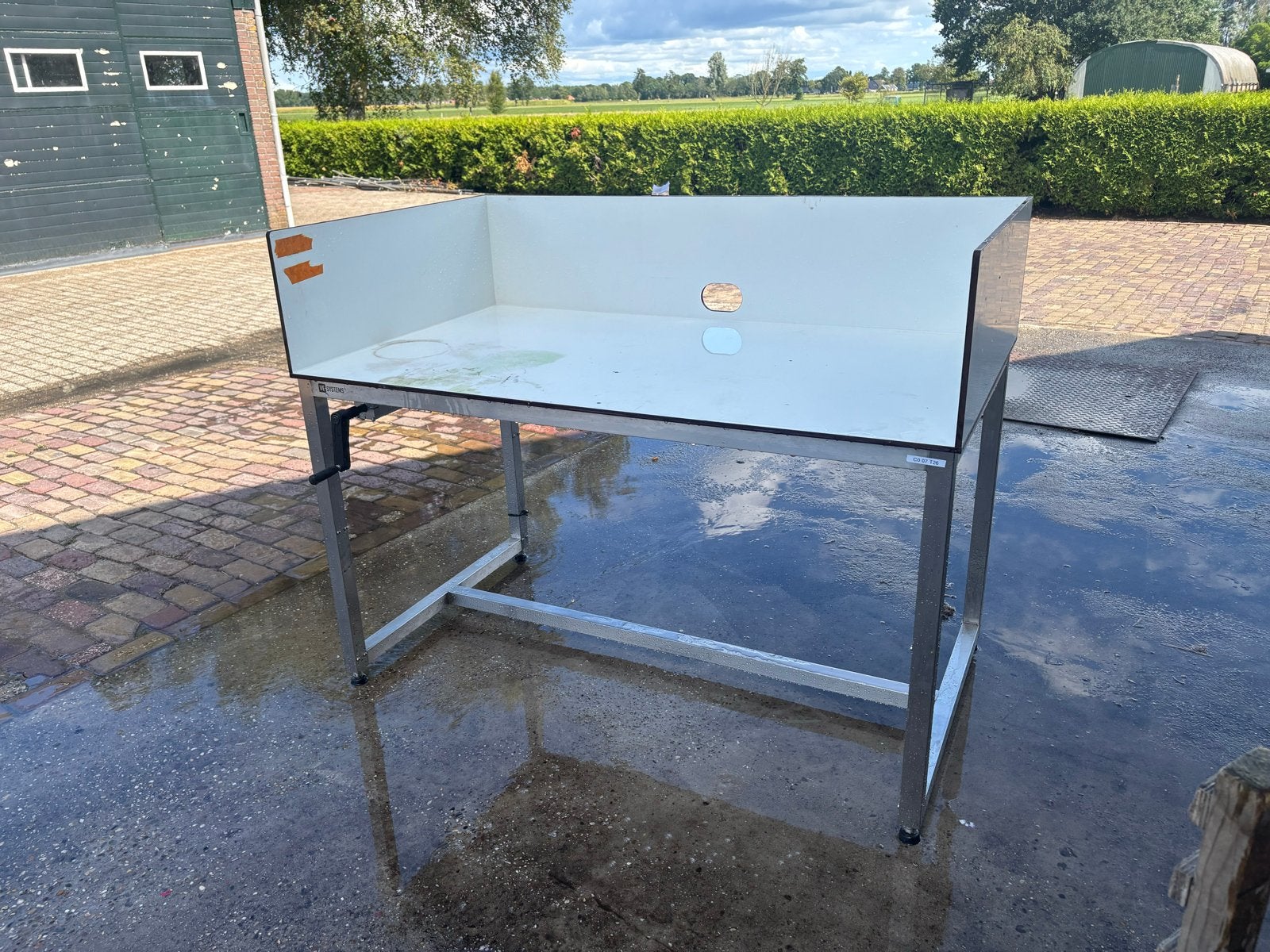 RVS Tafel Werkbank - In Hoogte Verstelbaar, Ophalen of Verzenden