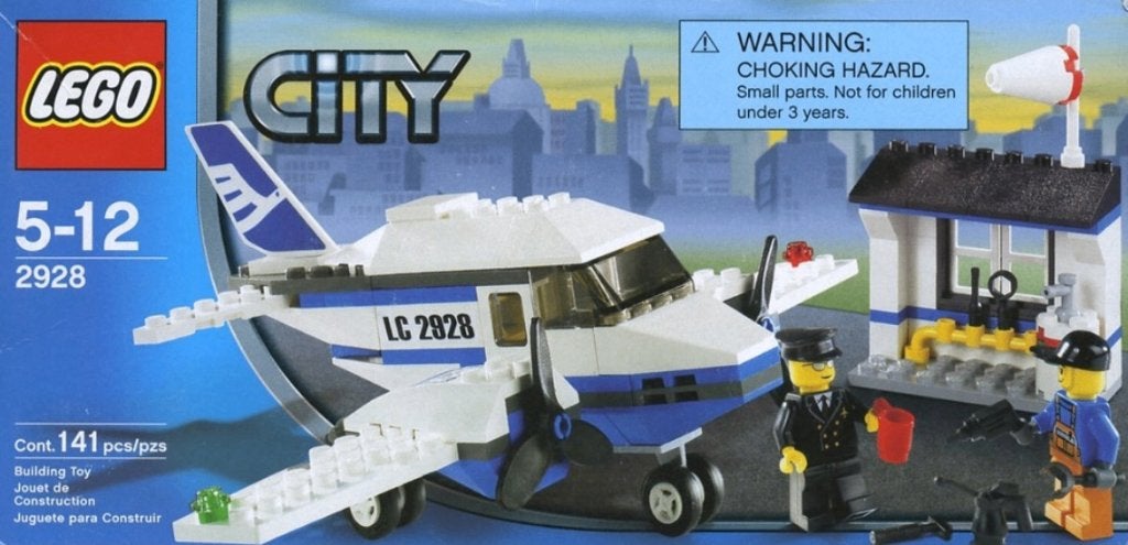 Lego City Vliegtuigset. (2928), City, Lego, Ophalen of Verzenden, Zo goed als nieuw