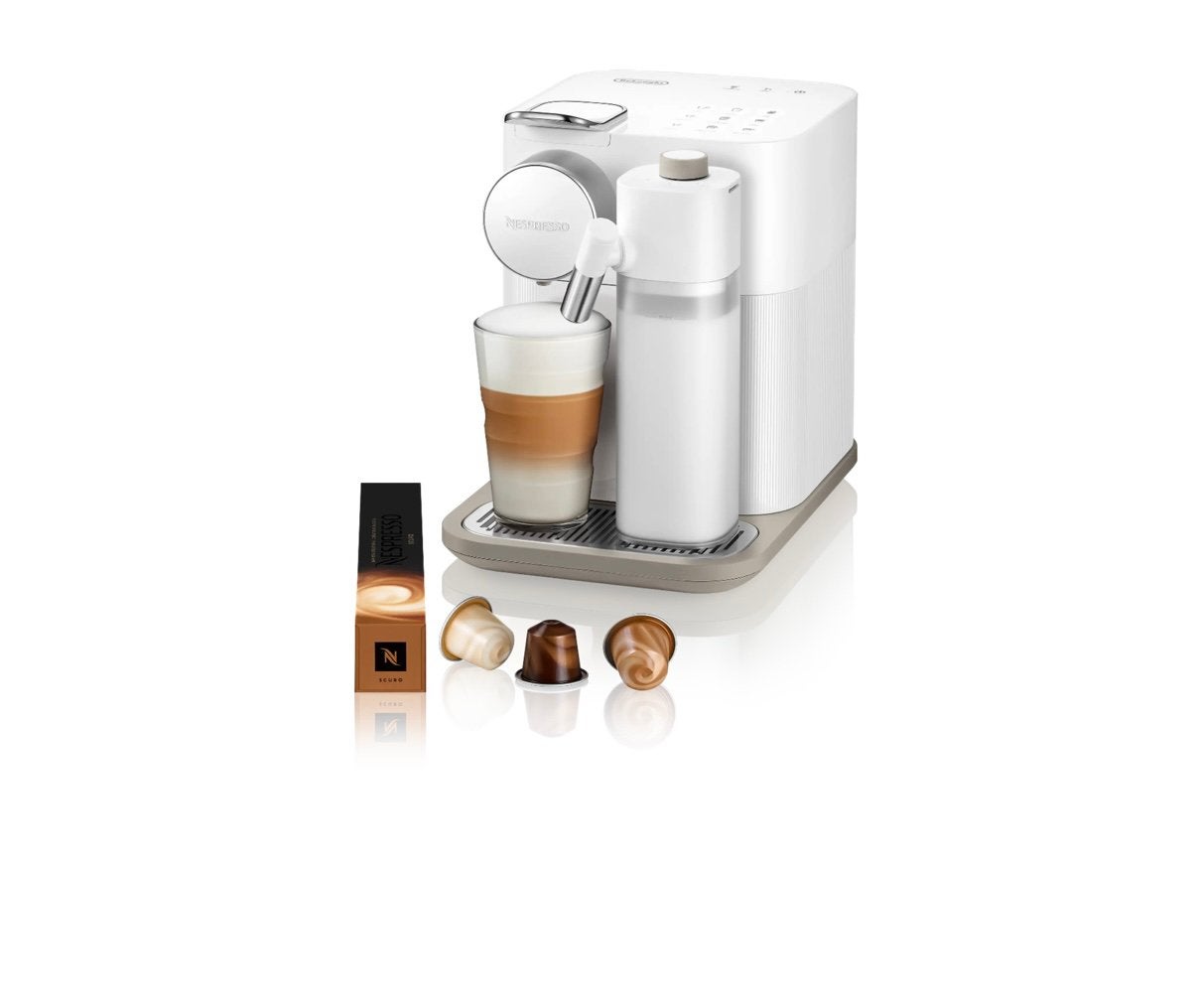 Koffieapparaat Nespresso Gran Lattissima, Wit, Ophalen, Zo goed als nieuw