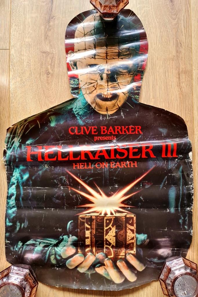 Hellraiser 3  47x73cm, Ophalen of Verzenden, A1 t/m A3, Muziek, Rechthoekig Staand