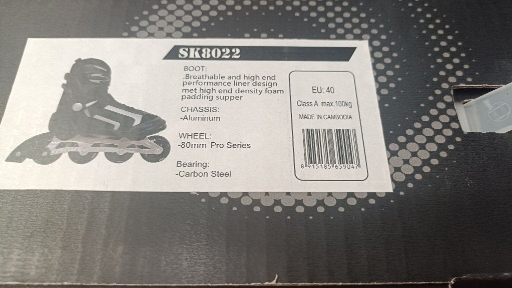 Move SK8022 Skeelers Inline Skate maat 40 Demo nieuw in doos, Overige merken, Move, ., Nieuw