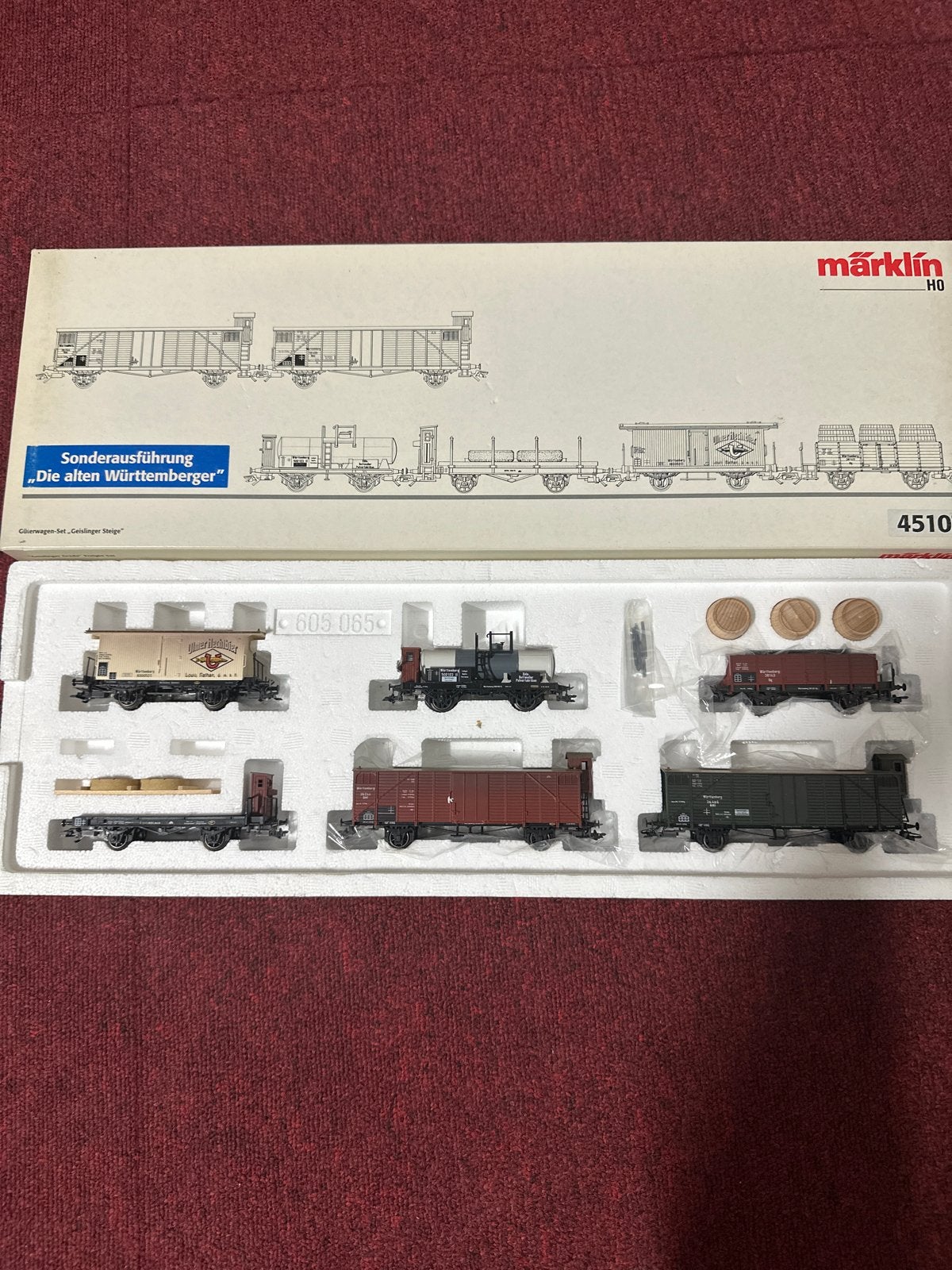 Märklin H0 Treinset "Die alten Württemberger" 4510, Wisselstroom, Treinset, Ophalen of Verzenden, Zo goed als nieuw