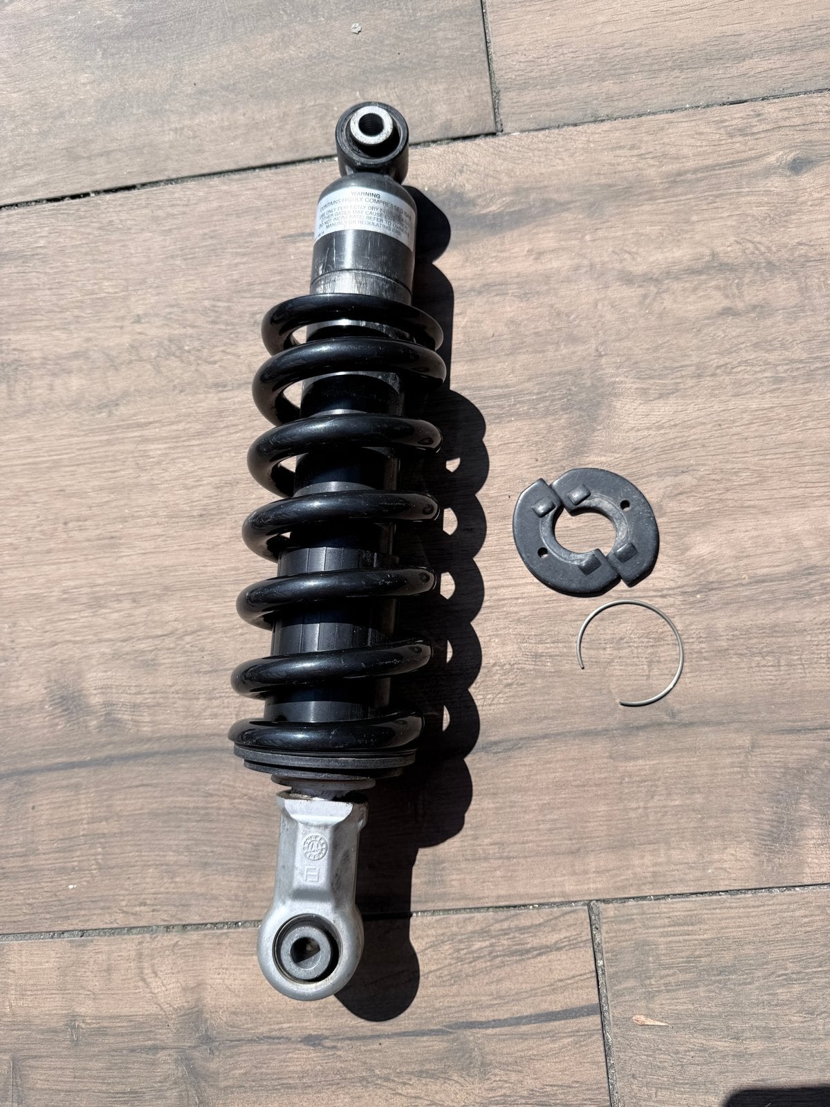 BMW F750GS Verlaagde Set: Voorveer, Achterdemper, Zijstandaa, Ophalen, Gebruikt