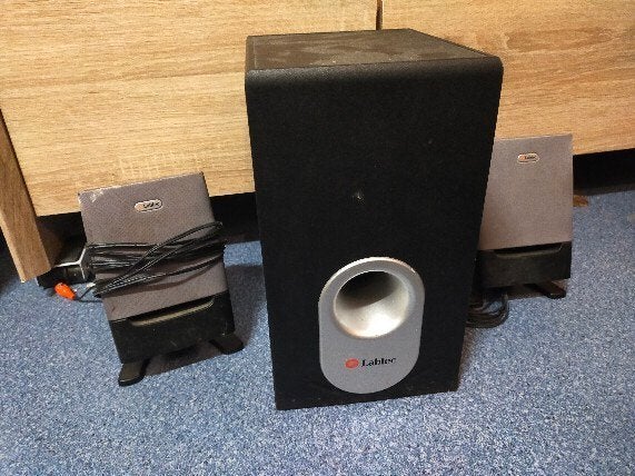 Labtec Muziek Box Set - 2 Boxen + Versterker, Ophalen, Overige merken
