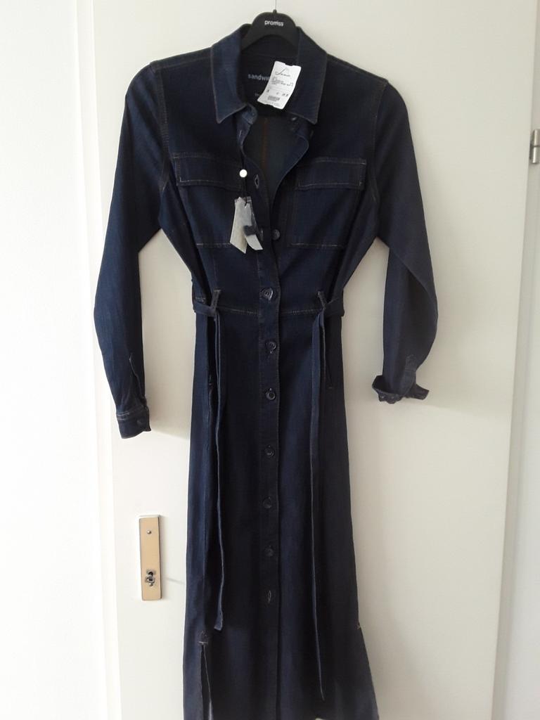 Jeansjurk 36 Sandwich zgan, Kleding | Dames, Jurken, Ophalen of Verzenden, Zo goed als nieuw, Maat 36 (S), Boven de knie