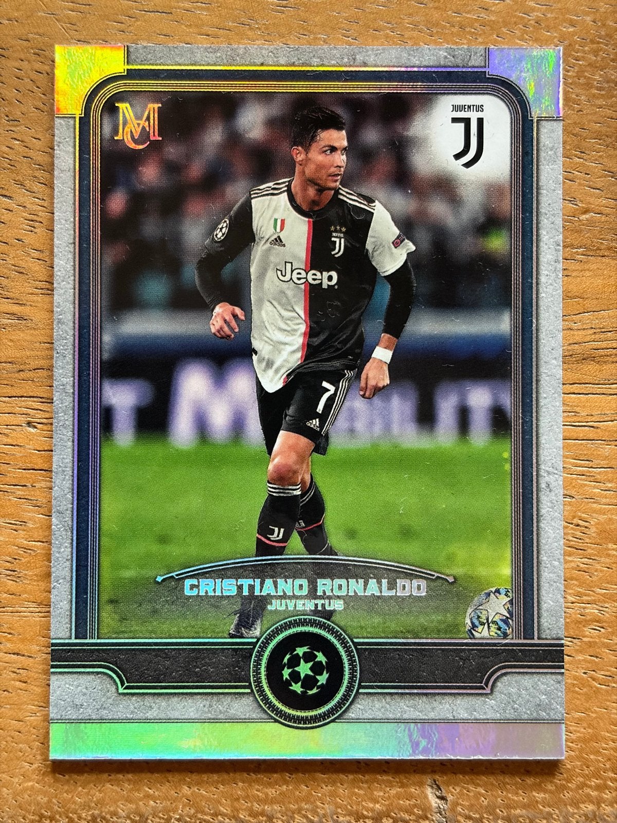 Cristiano Ronaldo Topps Champions League Kaart, Verzenden, Zo goed als nieuw, Buitenlandse clubs, Spelerskaart