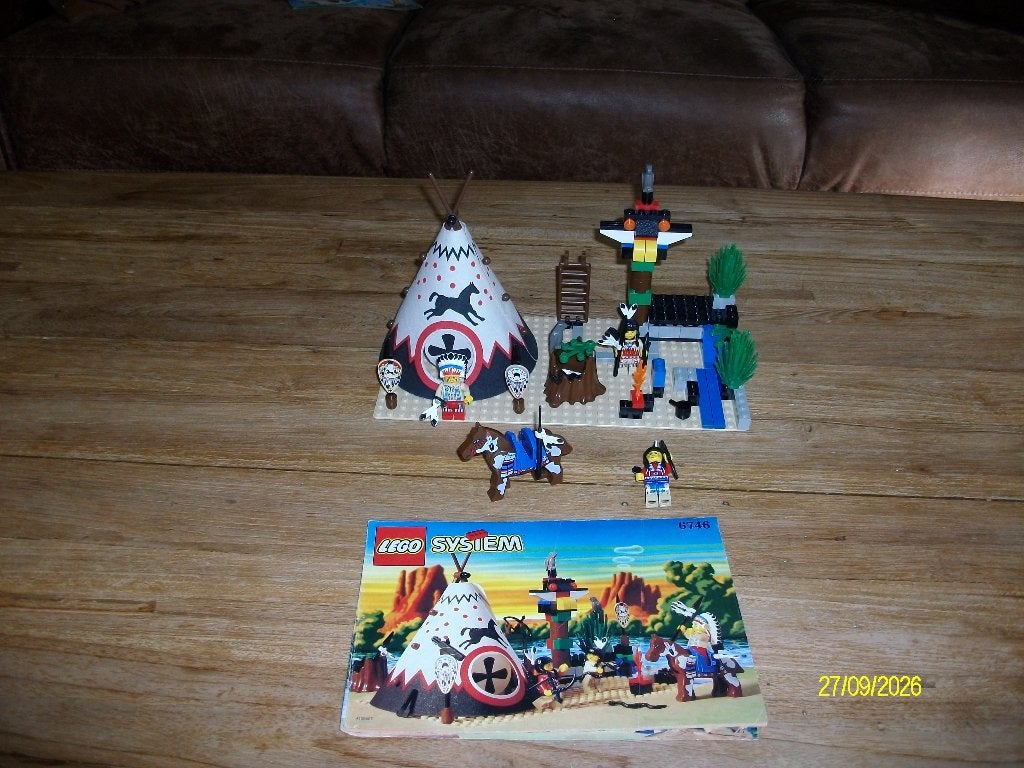 lego 6746 Chief's Tepee, Gebruikt, Lego, Ophalen of Verzenden, Complete set