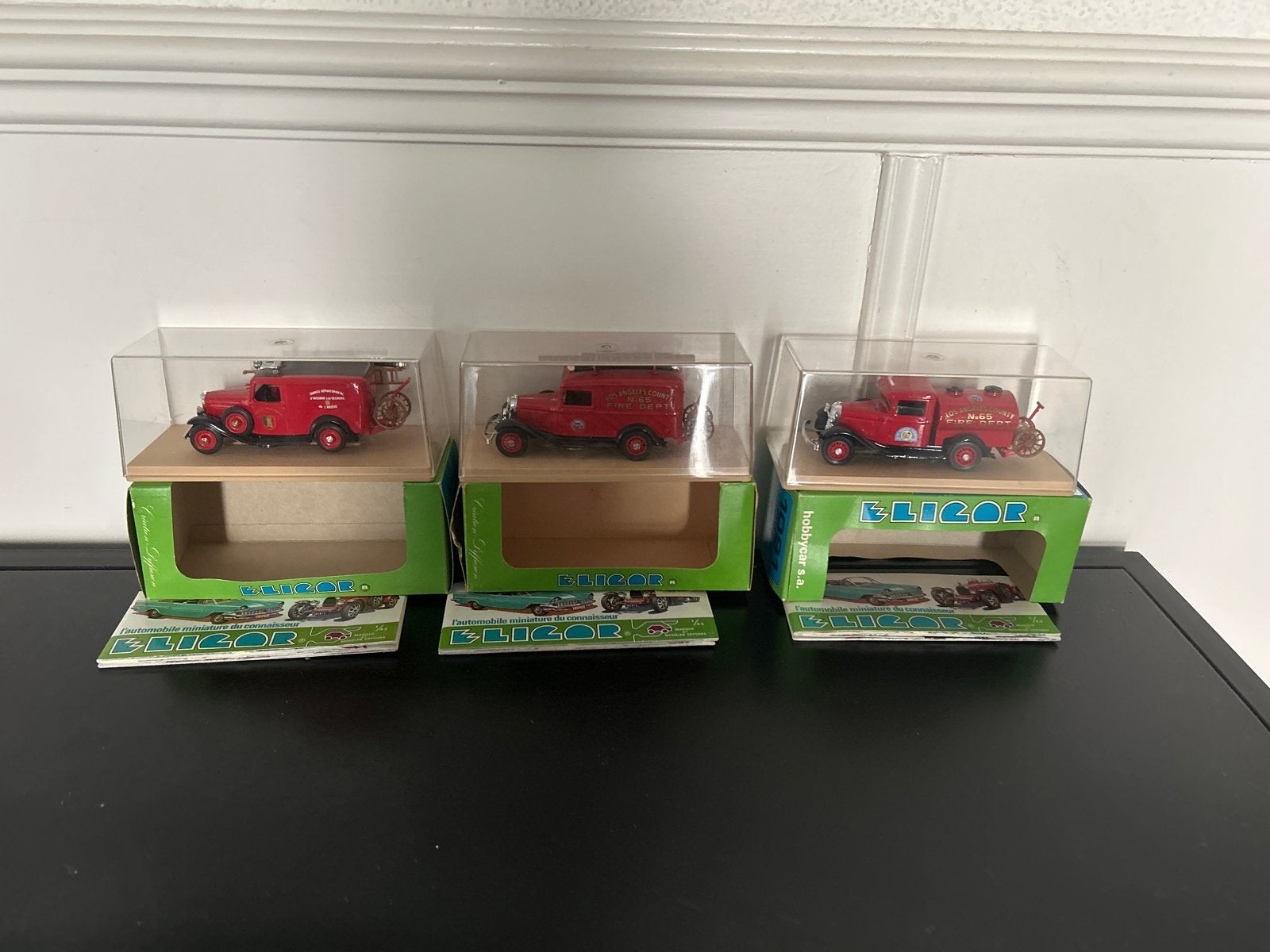 Eligor Brandweerauto's - Set van 3, Verzamelen, Ophalen, Zo goed als nieuw