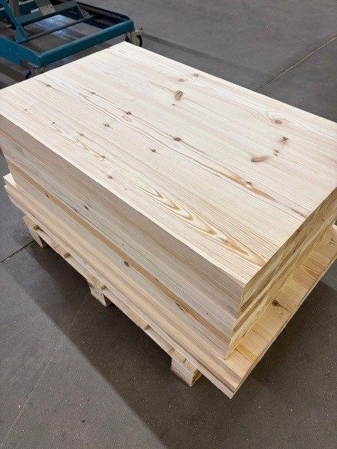 grenen verlijmde panelen, Doe-het-zelf en Verbouw, Platen en Panelen, Ophalen, Nieuw, Hout, 20 tot 50 mm