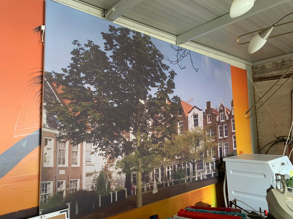 Mega poster amsterdam begijnhof wandecoratie 270x170 cm, Huis en Inrichting, Woonaccessoires | Wanddecoraties, Ophalen