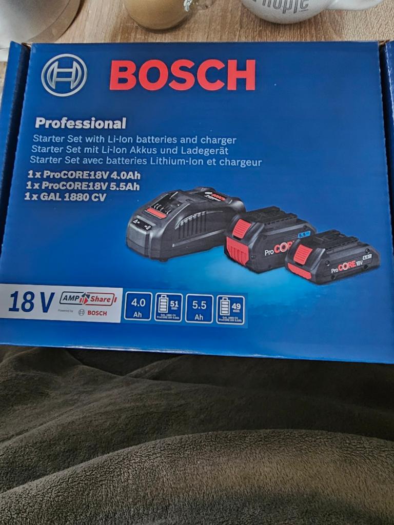 Bosh professional starter set 18 v, Ophalen of Verzenden, Nieuw