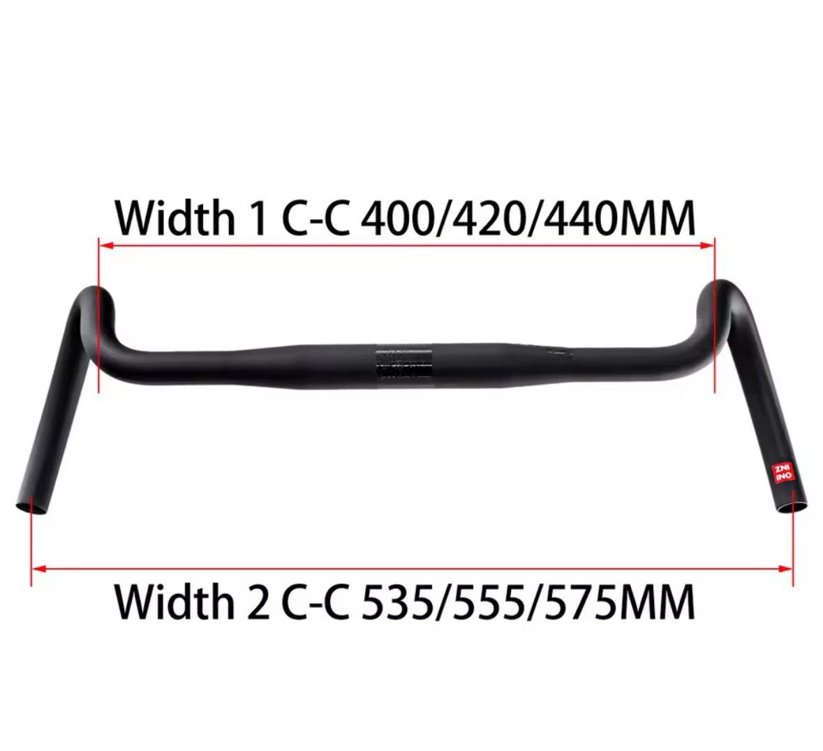 Carbon gravelstuur flare 40cm zgan, Stuur, Ophalen of Verzenden, Zo goed als nieuw, Gravelbike