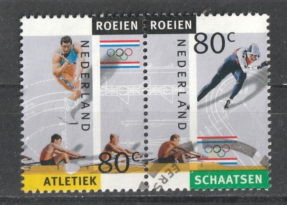 25 Y paartje 1517 a-d   Olympische spelen 1992, Ophalen of Verzenden, Na 1940, Gestempeld
